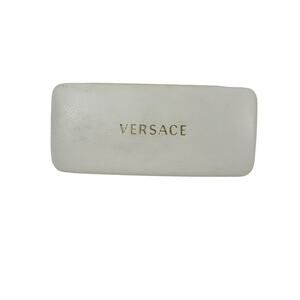 Versace Sunglasses Empty Case Replacement Hard Clam White